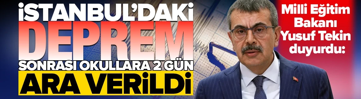 İstanbul’da okullar tatil edildi