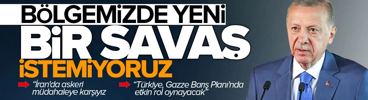 Cumhurbaşkanı Erdoğan : Uluslararası toplumu İsrail'e ateşkese baskı yapmaya çağırıyoruz