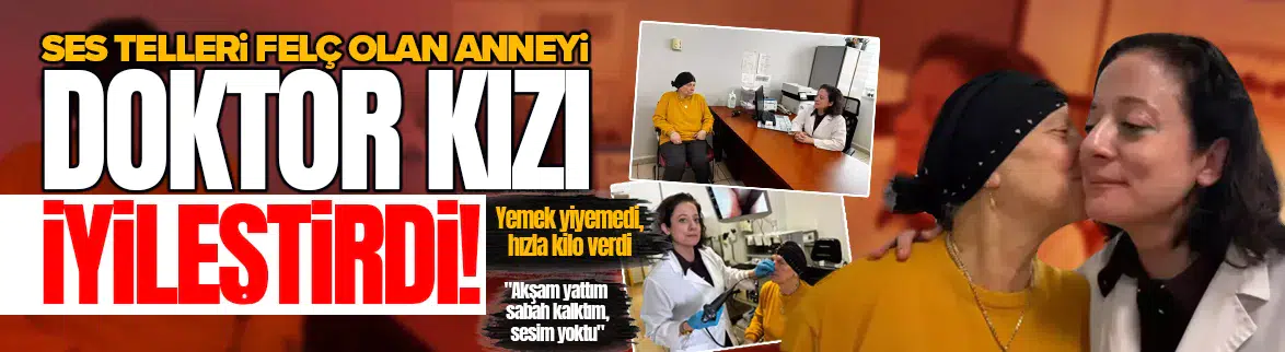 Ses teli felci geçiren anneyi kızı tedavi etti