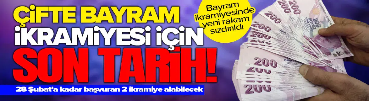 Emeklilikte çifte ikramiye için son tarih 28 Şubat !