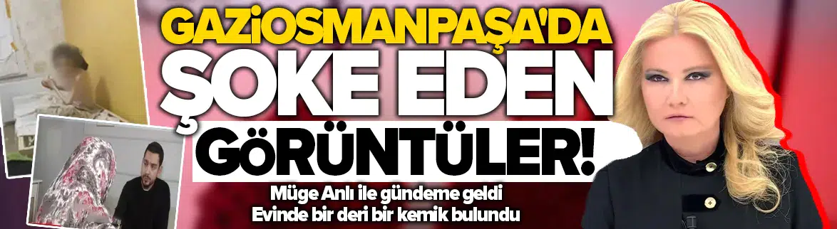 Gaziosmanpaşa'da şoke eden görüntüler : Evinde bir deri bir kemik bulundu!