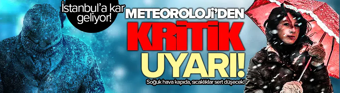 Hafta sonu hava nasıl olacak? İstanbul’a kar geliyor!