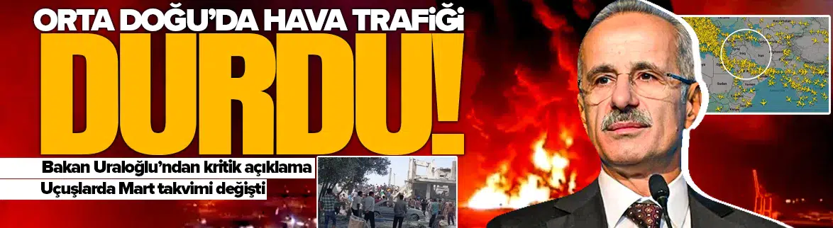 Bölge ülkelerine uçuşlar askıya alındı