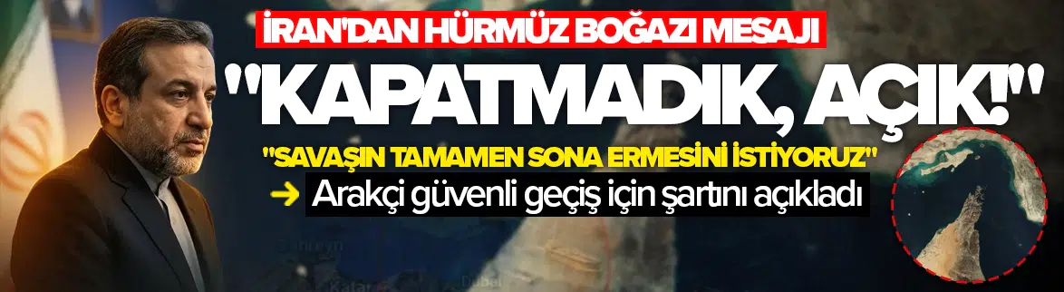 Arakçi 'Boğaz açık' diyerek şartını sundu