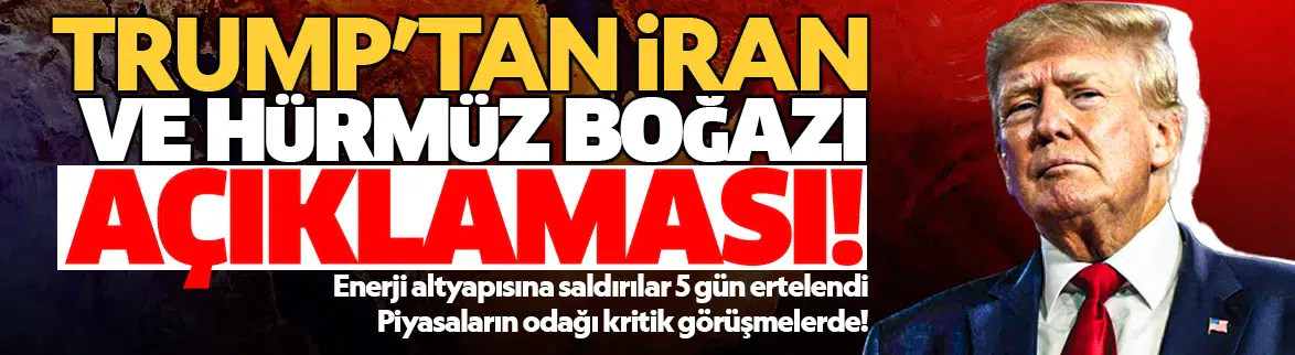 Trump: Enerji altyapısına saldırılar 5 gün ertelendi