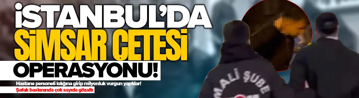 Hastane personeli kılığına girip milyonluk vurgun yaptılar!