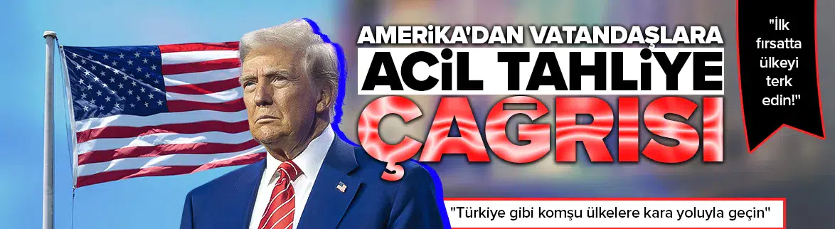 ABD , Irak'taki vatandaşlarına uyardı : Derhal ülkeyi terk edin !