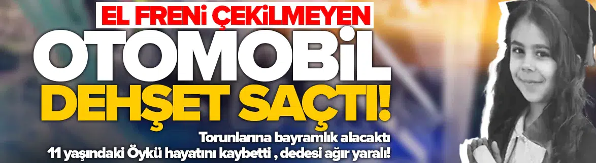 Bursa'da el freni çekilmeyen otomobil dehşet saçtı