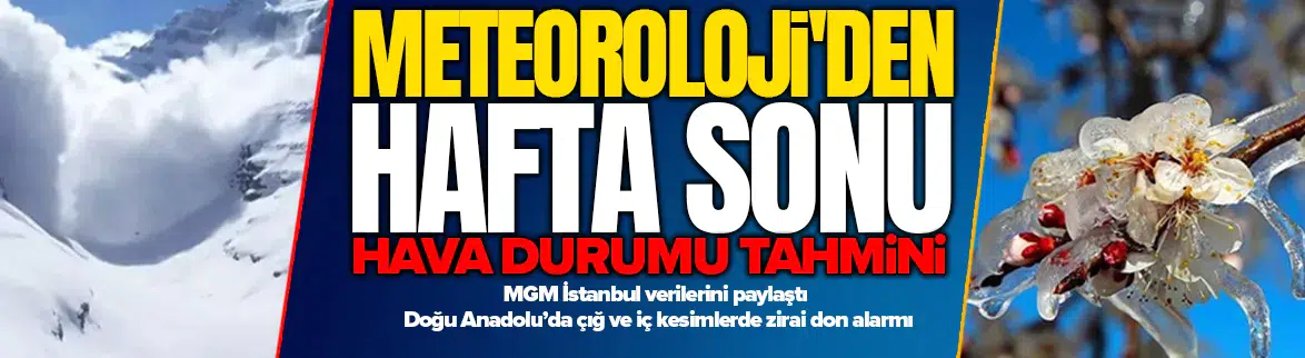 Hafta sonu hava nasıl olacak?