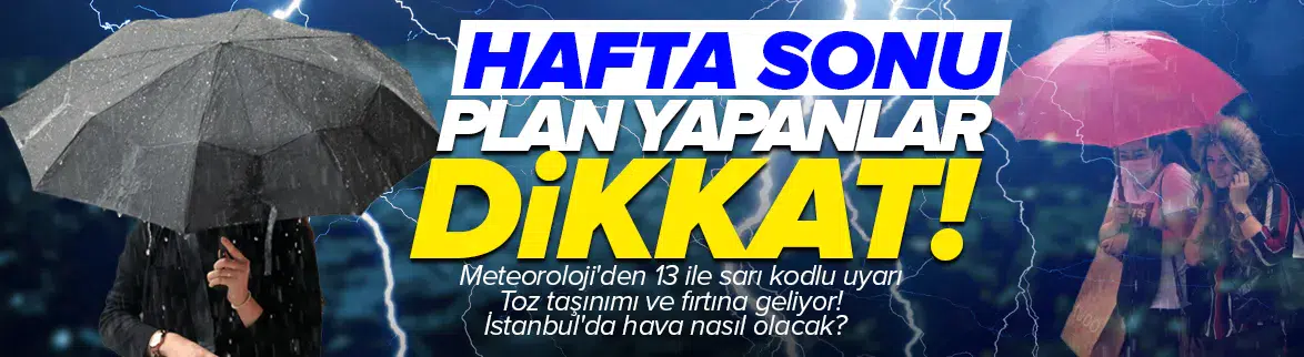 Hafta sonu hava nasıl olacak?