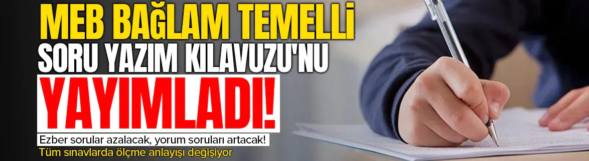 Eğitimde yeni dönem: Sınavlar ve ders kitapları değişiyor!