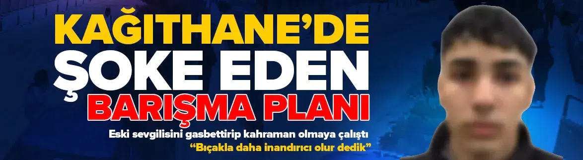 Eski sevgilisini gasbettirip kahraman olmaya çalıştı