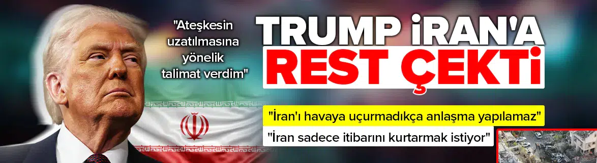 'İran’ın geri kalanını havaya uçurmadıkça asla anlaşma yapılamaz'
