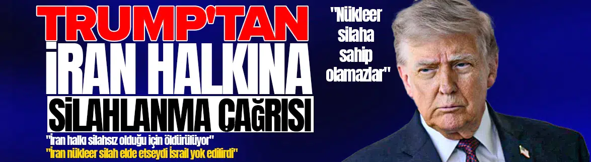 'İran halkı silahsız olduğu için öldürülüyor'