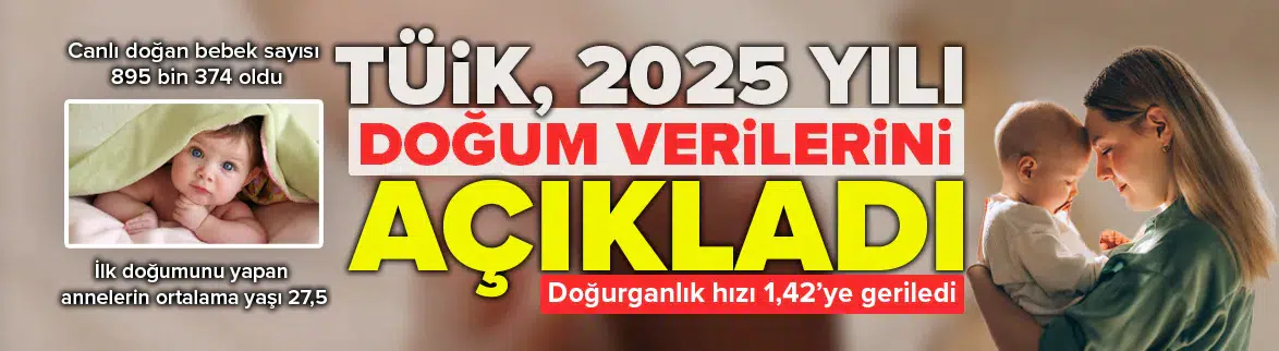 2025 yılı doğum istatistikleri açıklandı