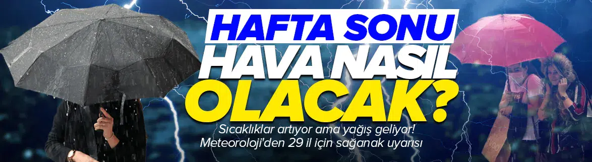 Hafta sonu hava durumu nasıl olacak?
