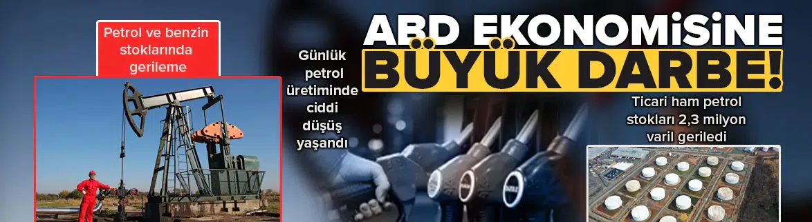 Benzin ve petrol stoklarında büyük düşüş