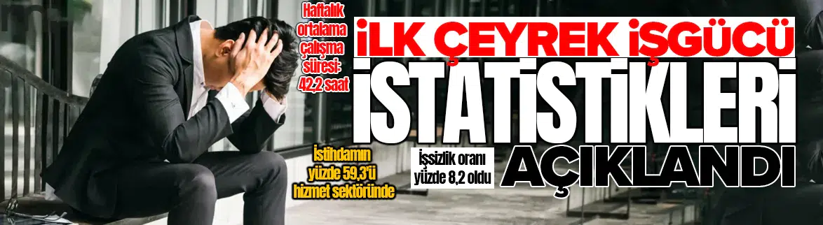 İşsizlik oranı yüzde 8,2 oldu