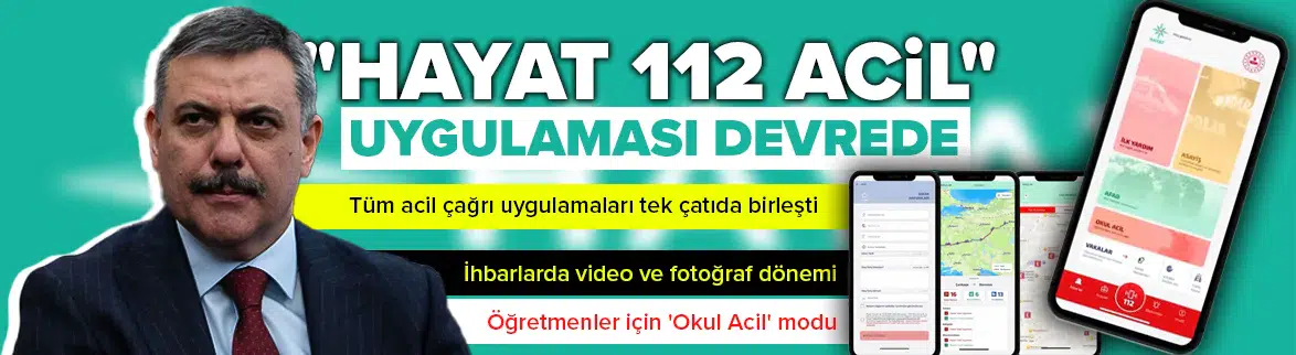Hayat 112 Acil uygulaması hizmete sunuldu