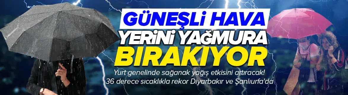 Yurt genelinde sağanak alarmı ! Meteoroloji il il uyardı
