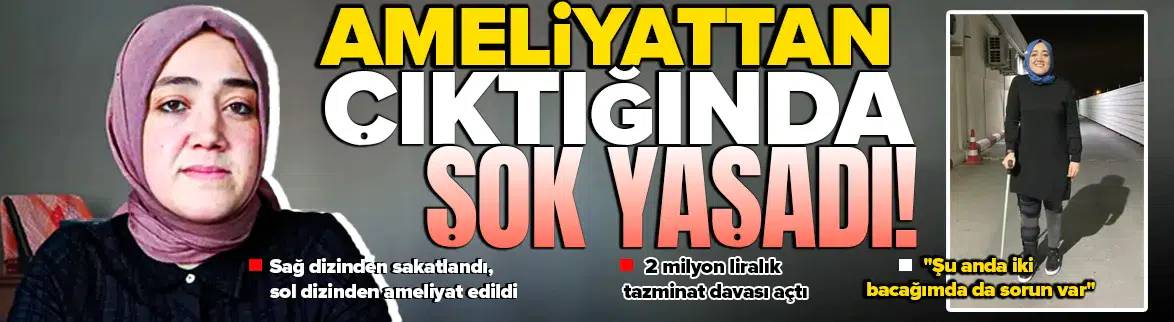 Sağ dizinden sakatlandı, sol dizinden ameliyat edildi