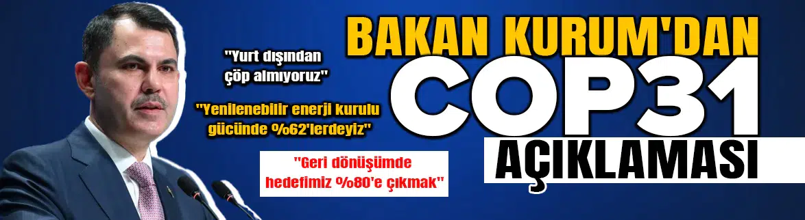 'Türkiye yurt dışından çöp almıyor, ham madde ithal ediyor'