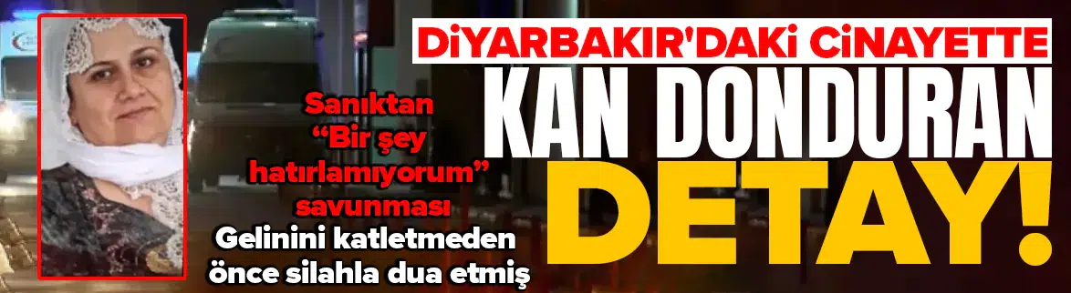 Cinayetten önce elinde silahla dua etmiş