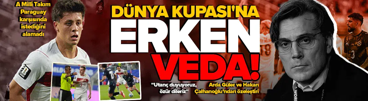 A Milli Takım 2026 Dünya Kupası'na veda etti