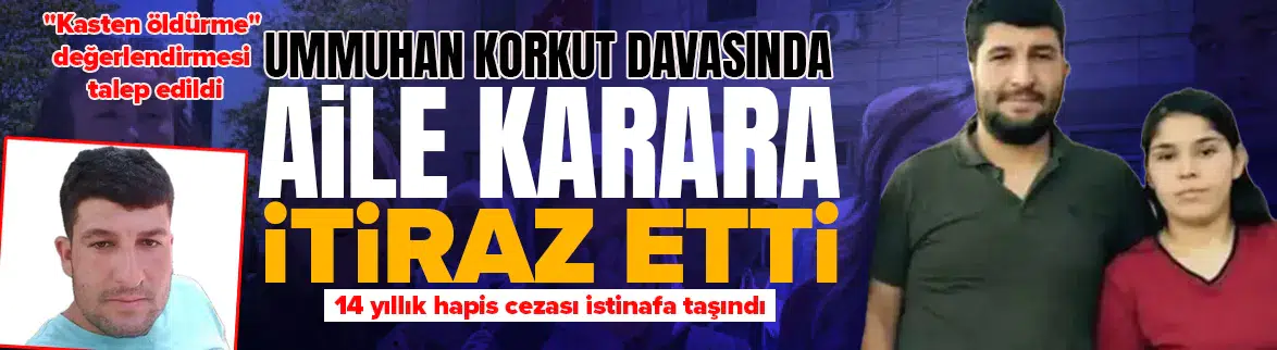 14 yıllık hapis cezası istinafa taşındı