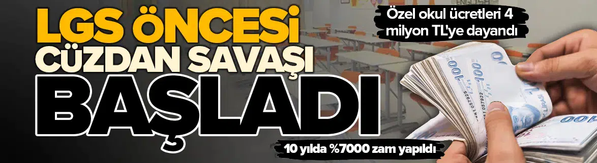 Büyükşehirlerde okul fiyatları 4 milyon TL'ye ulaştı