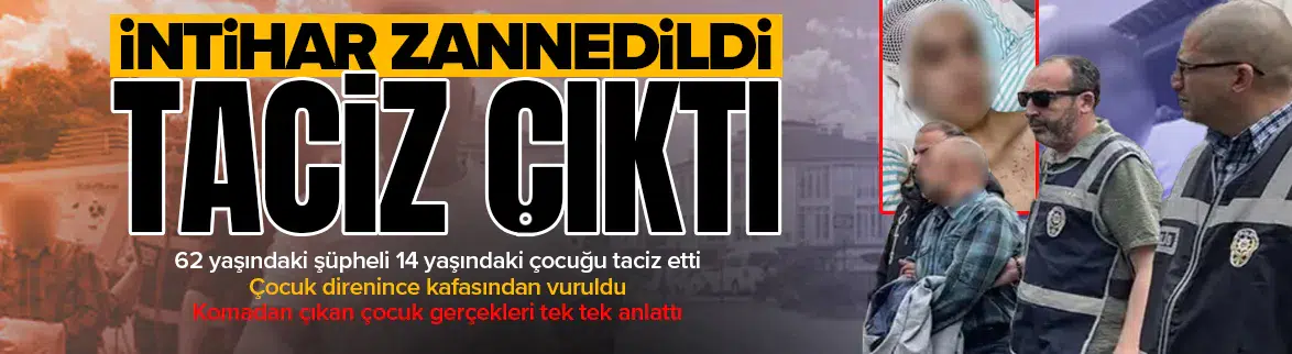 Burdur'da intihar sanılan olayda taciz çıktı