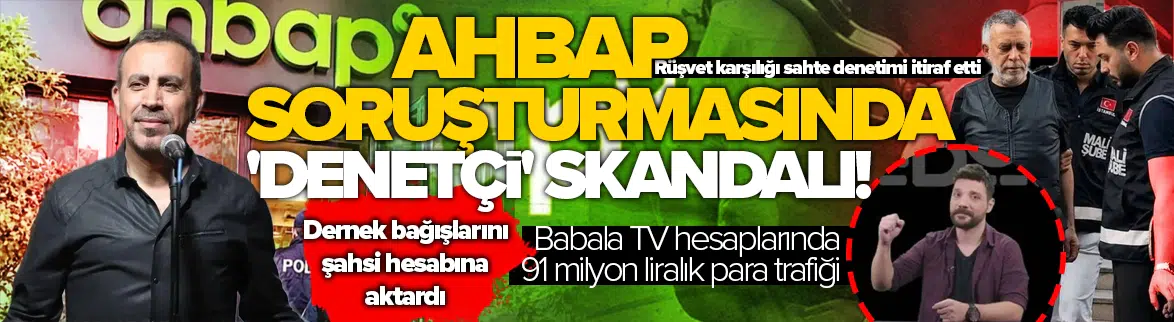 AHBAP soruşturmasında denetim skandalı !