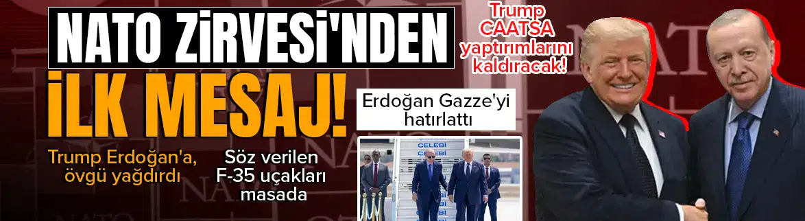 Erdoğan ve Trump’tan Külliye’de dikkat çeken açıklama