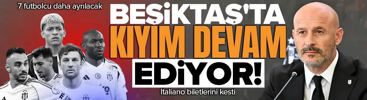 Italiano, 7 futbolcuya daha kapıyı gösterdi