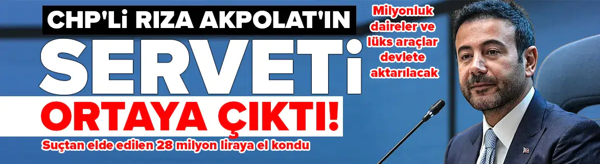 CHP'li Rıza Akpolat'ın milyonluk serveti için karar çıktı : 5,2 milyon dolarlık villa listede