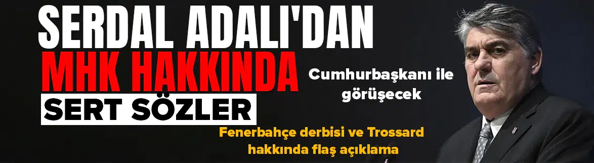 Serdal Adalı, MHK'ye ateş püskürdü