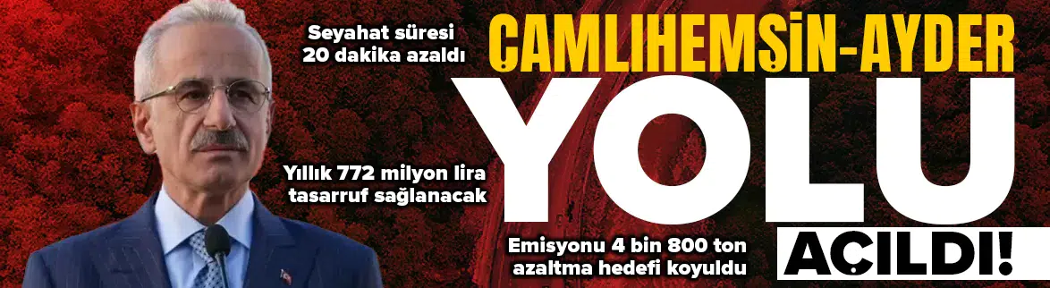 Çamlıhemşin-Ayder yolu açıldı