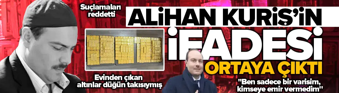 'Ben sadece varisim' diyerek suçlamaları reddetti