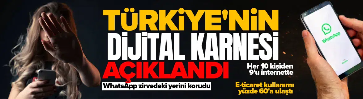Türkiye'de İnternet kullanımı yüzde 92,3'e yükseldi