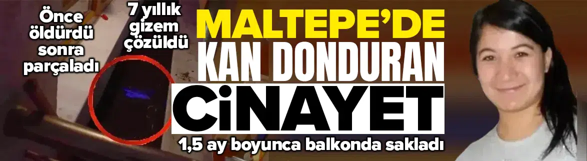 Maltepe'de 7 yıl sonra ortaya çıkan korkunç cinayet : Cesedi 1,5 ay sakladı