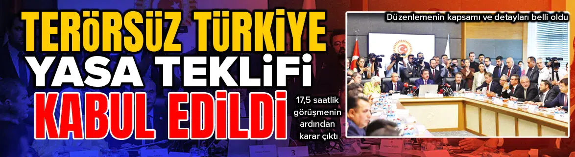 Terörsüz Türkiye sürecinde yeni gelişme
