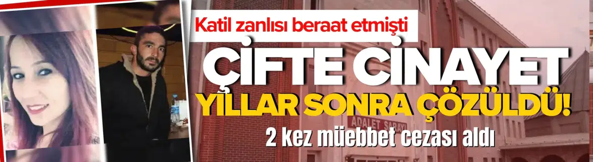 Çifte cinayette flaş karar !