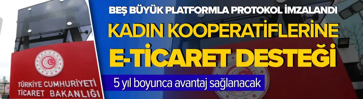 Kadın kooperatiflerine e-ticaret desteği