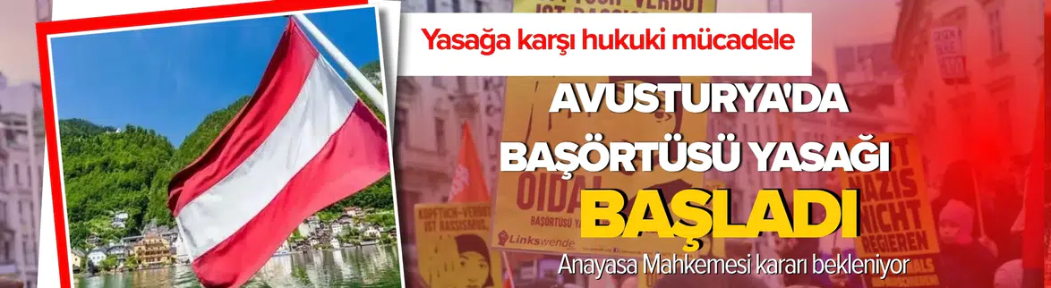 Avusturya'da 14 yaş altı kız çocuklarına başörtüsü yasağı başladı