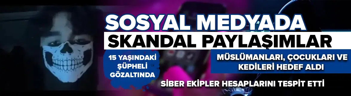 Sosyal medyada katliam planı paylaşan şüpheli gözaltında