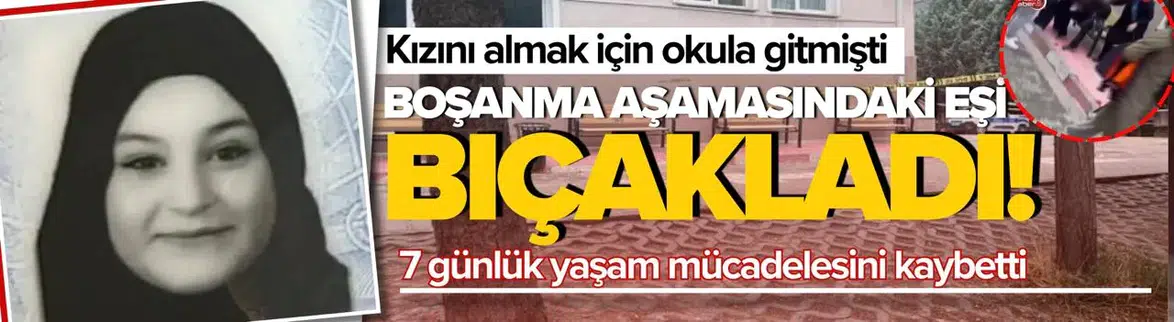 Boşanma aşamasındaki eşi tarafından bıçaklandı !