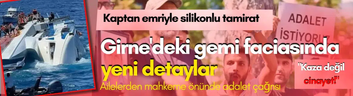 Girne'deki gemi faciasında yeni detaylar