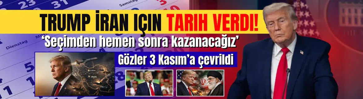 Trump İran konusunda tarih verdi !