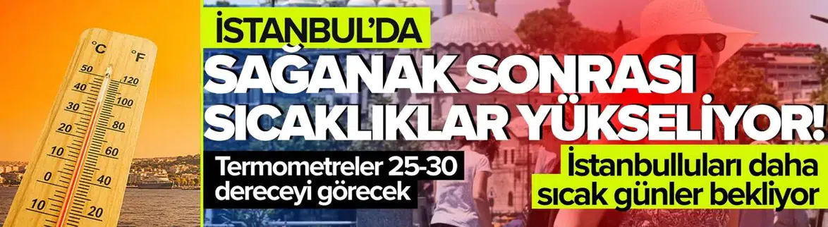 Aşırı sağanak yerini 25-30 dereceye bırakıyor: İstanbul'da hava nasıl olacak?