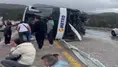 Konya-Antalya kara yolunda yolcu otobüsü devrildi!